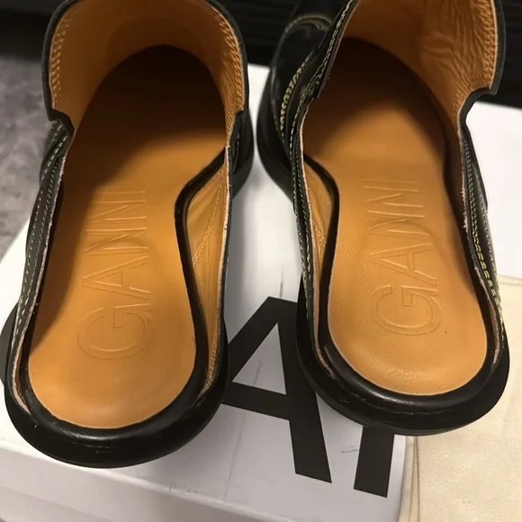 Ganni cowgirl clogs mules size 37/7‎ - Picture 3 of 7